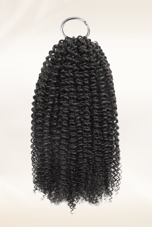 Kinky Curly Human Crochet Hair Extensions