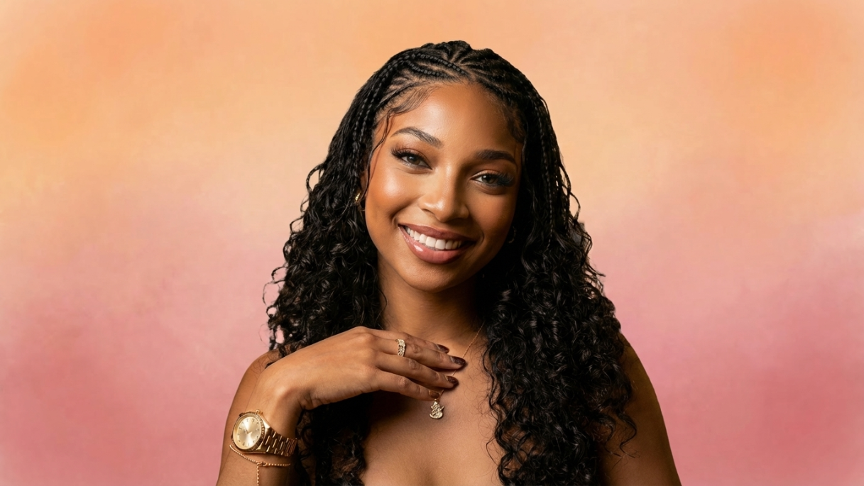 4-5 packs crochet hair styles showing natural