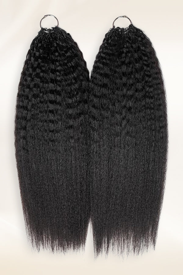 Formi Kinky Straight Human Crochet Hair