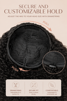 afro culy wig