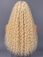 FORMI 613 Blonde Water Wave 13x4 Lace Front Human Hair Wig.