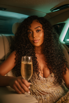 Curly Human Hair Wig Natural Black