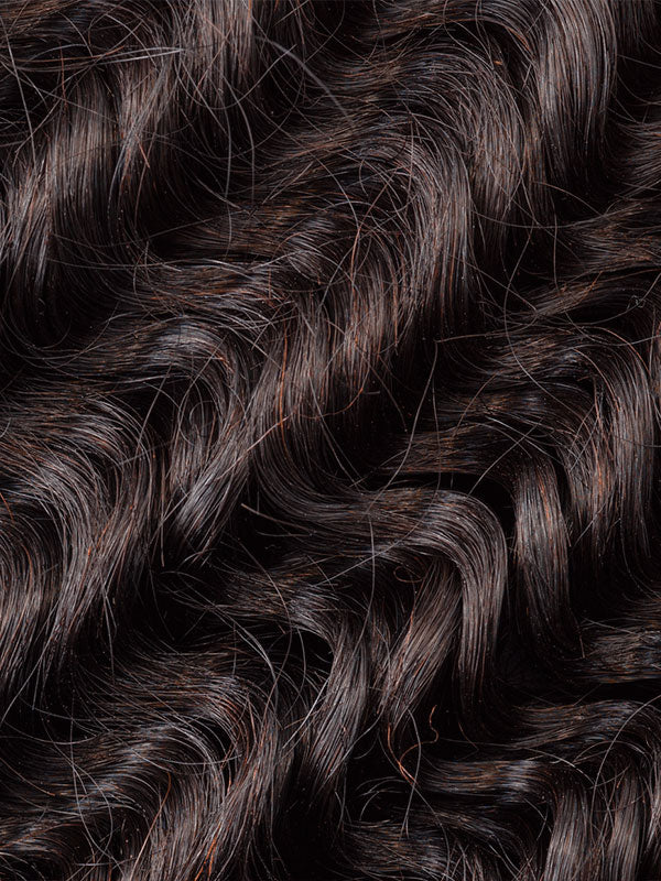 Deep Wave Natural Black Human Hair Bundles 1/2/3/4 Pcs Hair Extensions-Details