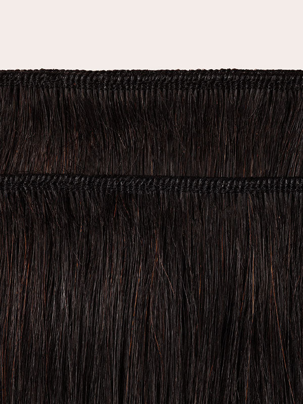 Kinky Straight&nbsp;Natural Black Human Hair Bundles 1/2/3/4 Pcs Hair Extensions