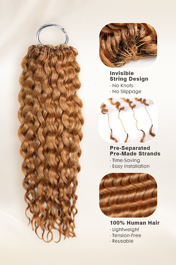 #27 Water Wave Human Crochet Hair