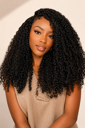 Formi Kinky Curly Human Crochet Hair Extensions