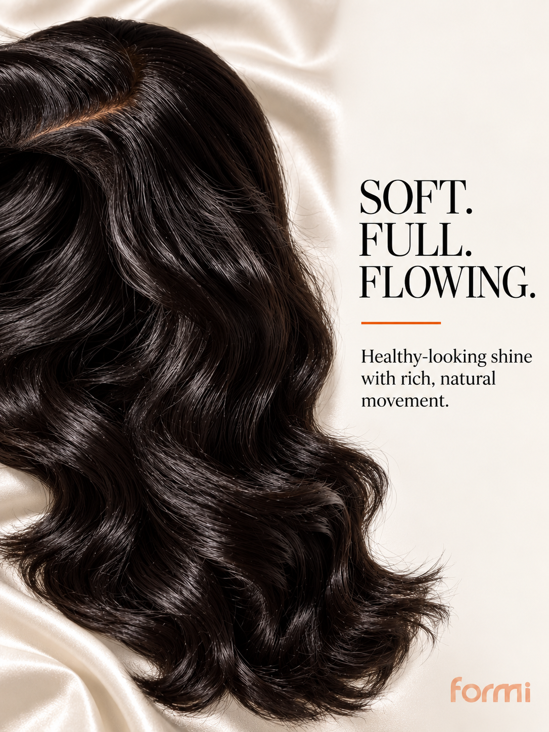 Side part body wave human hair wig showing soft face-framing layers